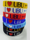 I Love UBU Wristbands
