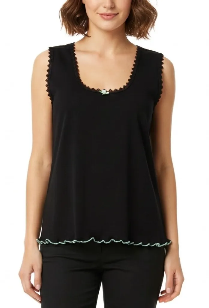 UBU Tank Top - Black - Black Bottoms.webp