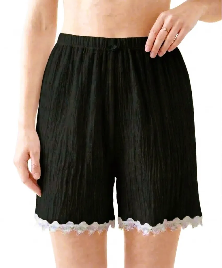 Crinkle Boxers - Black - 2.webp