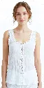 Crinkle Tank Top - White.webp