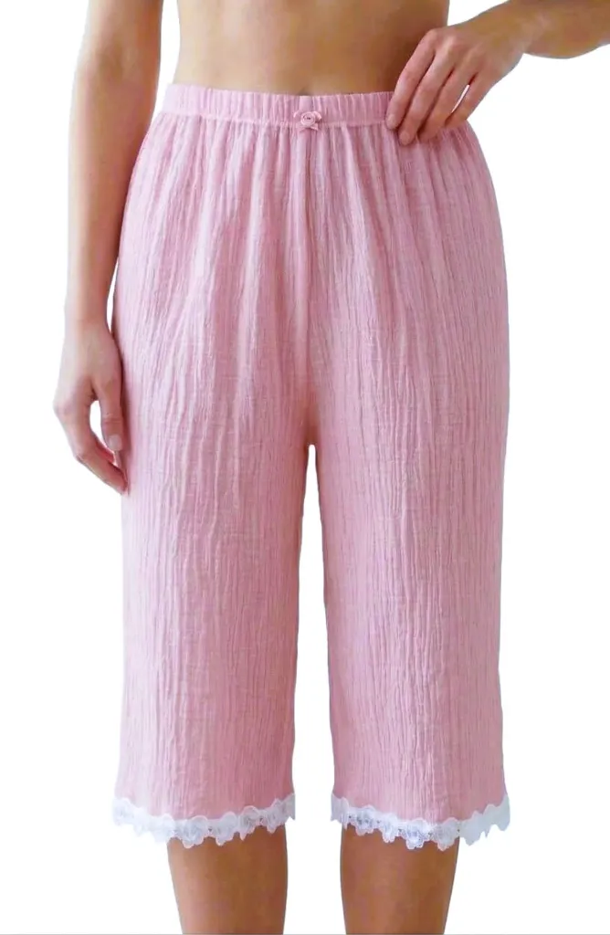 Crinkle Capris - Pink.webp
