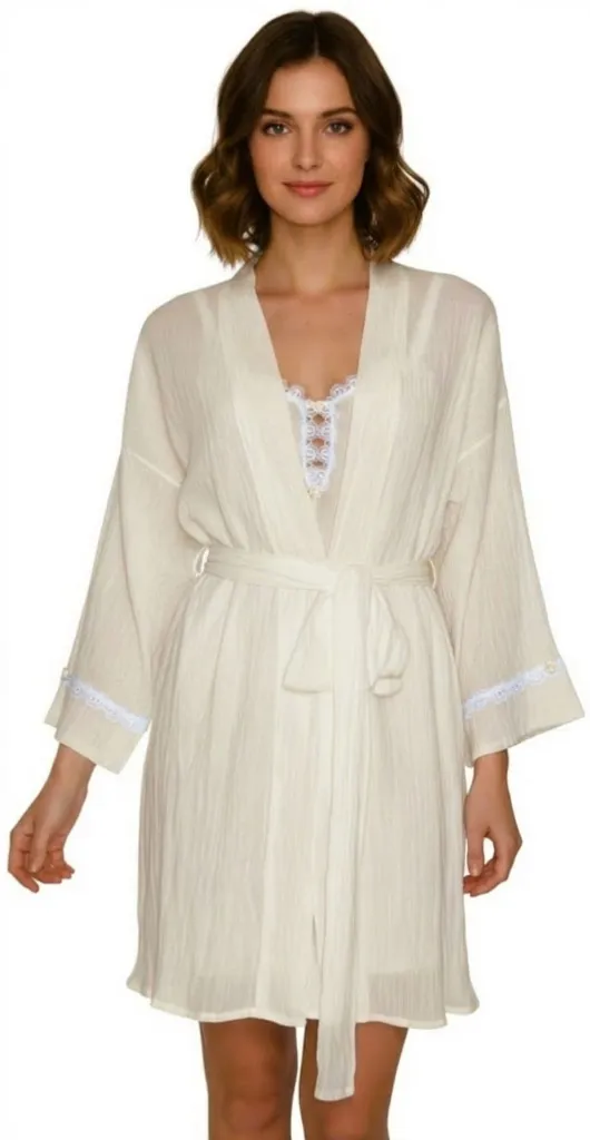 Crinkle Robe - Natural.webp
