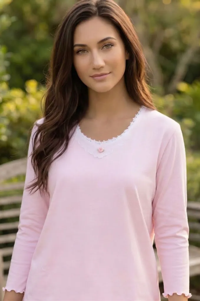 Angel PJ Top - Pink.webp