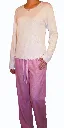 Crazy Swirls PJ Bottom & Long Sleeves Tee - Pink.webp