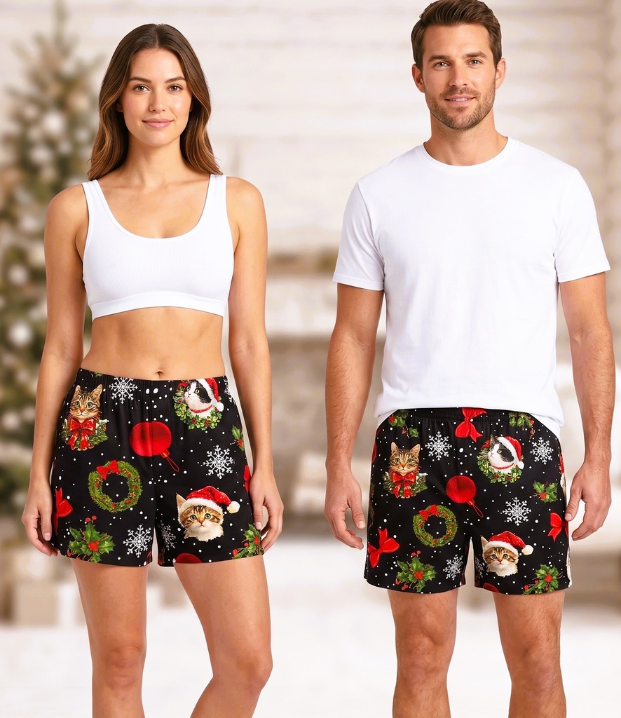 Christmas Cats Boxers - Black - 4.jpg
