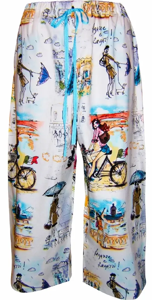 Who's That Girl Capri PJ Bottom 