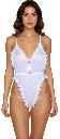  Crinkle Sexy Cotton Thong Teddy