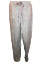 Colorful Giraffe PJ Bottom - Grey