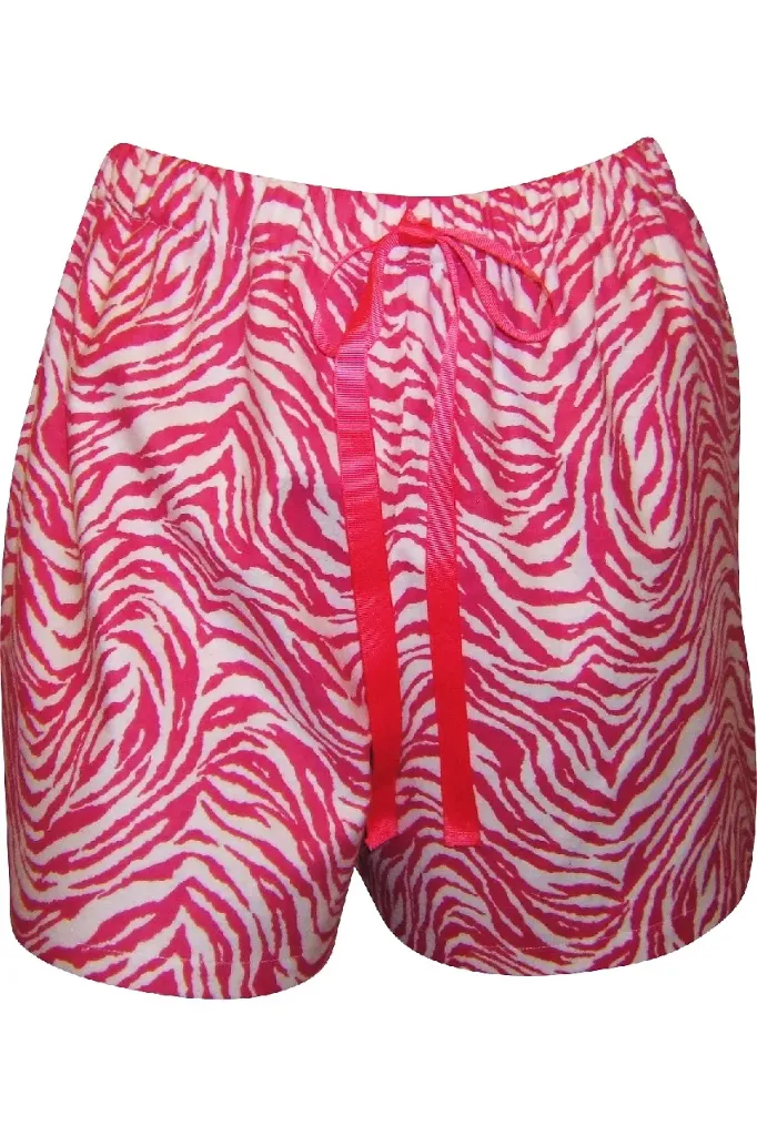 Zingy Zebra Boxer Shorts - Magenta