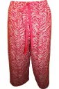 Zingy Zebra Capri PJ Bottom - Magenta