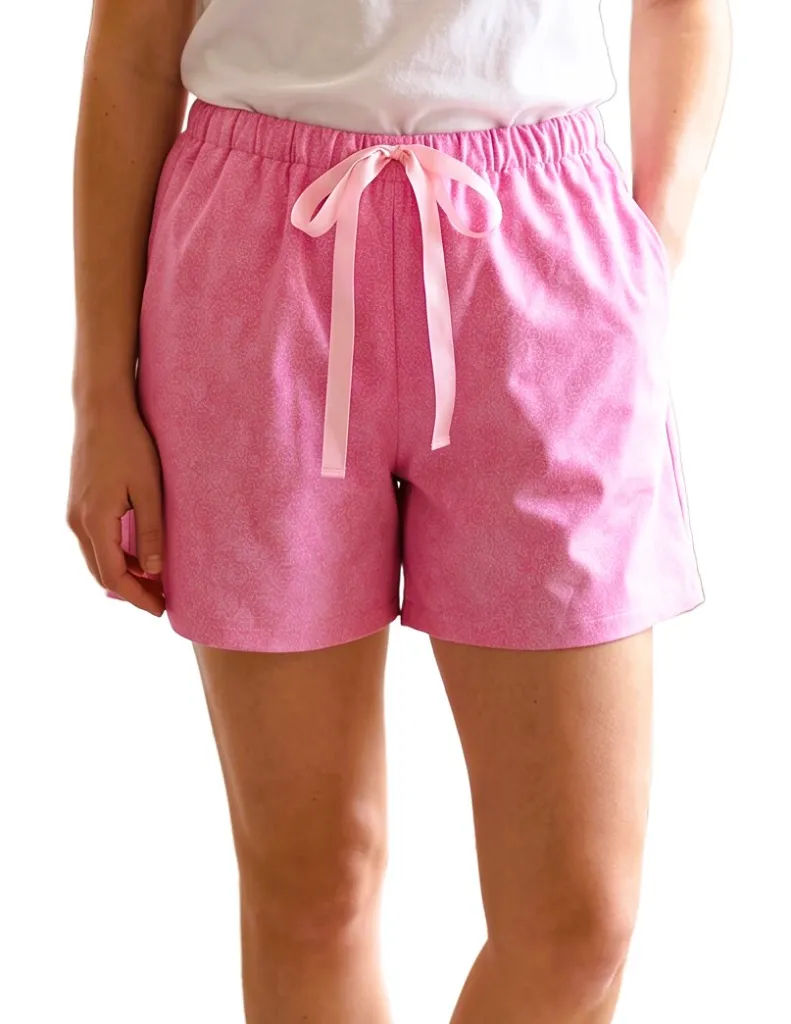 Crazy Swirls Boxer Shorts - Pink