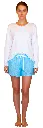 Crazy Swirls Long Sleeve Tee & Boxer Set - Blue
