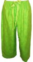 Crazy Swirls Capri PJ Bottom - Lime 
