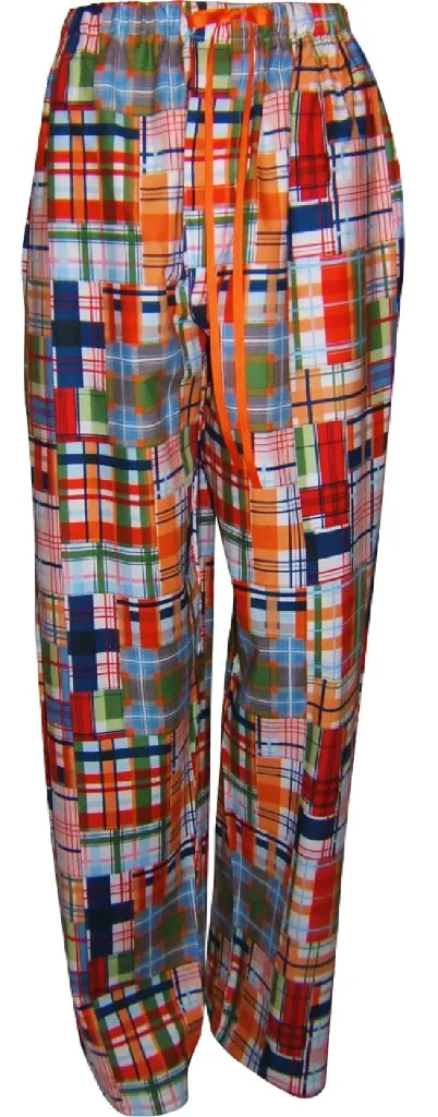 Comfort Zone Coastal Plaid PJ Bottom