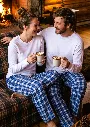 Comfort Zone Plaid Pajama Bottom (Unisex)