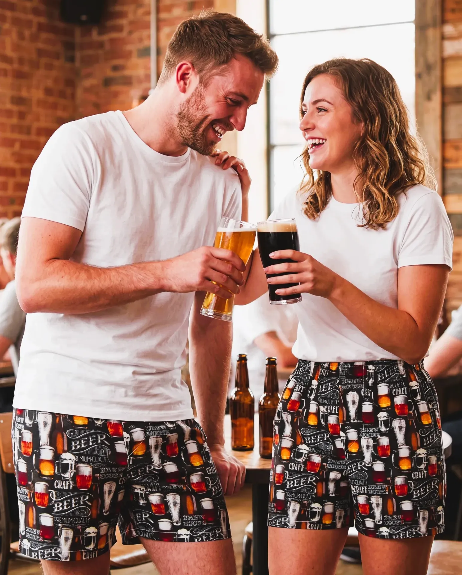 Craft Beer Boxer Shorts (Unisex)
