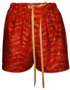 Red Music Notes Boxer Shorts  