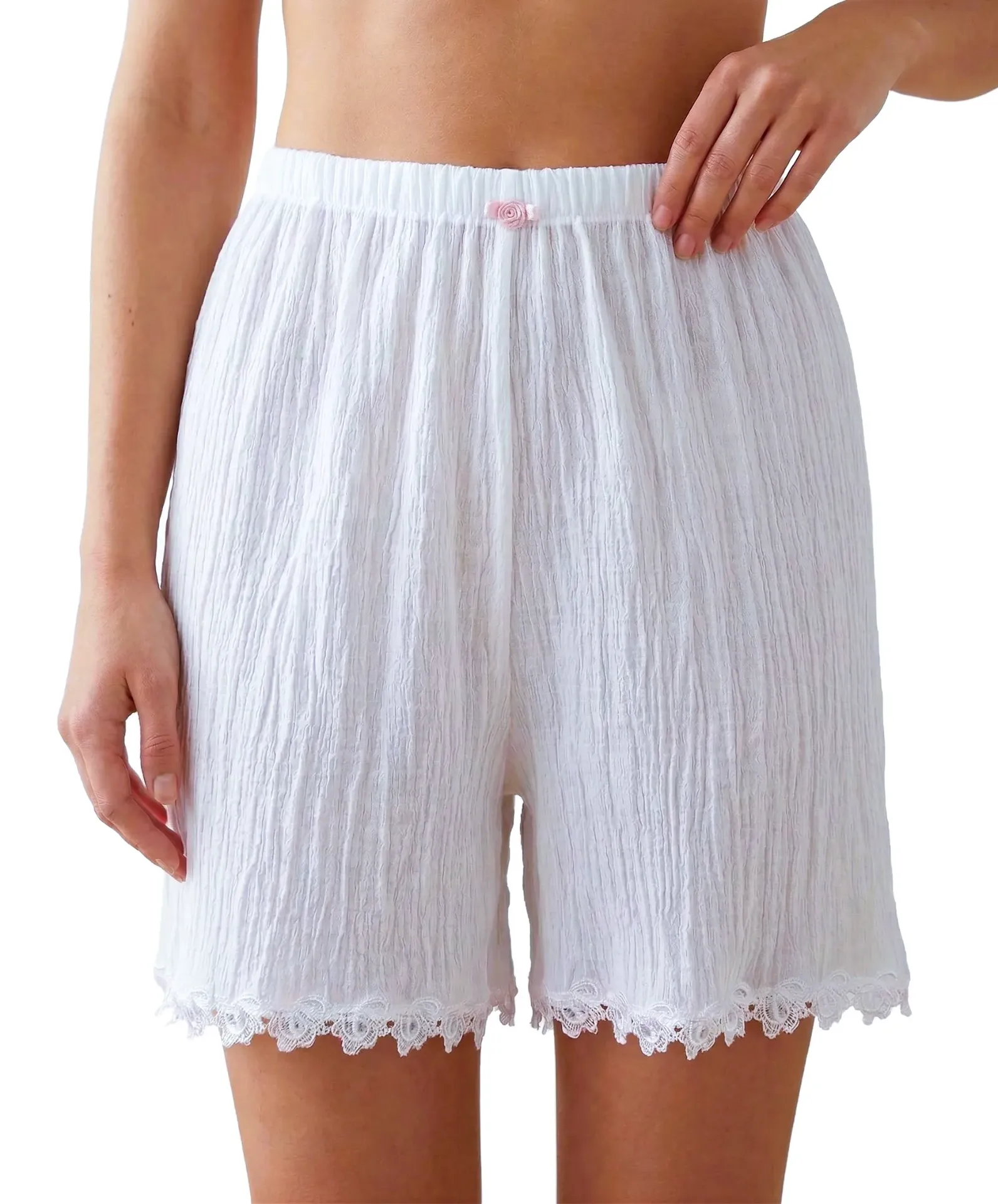 Crinkle Boxer Shorts