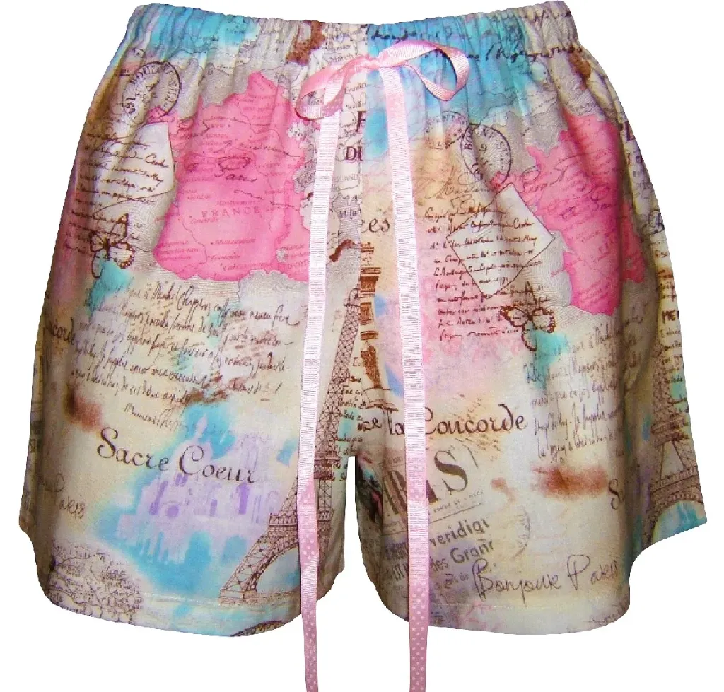 Map of Paris Boxer Shorts