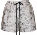 Paris Newspaper Boxer Shorts 